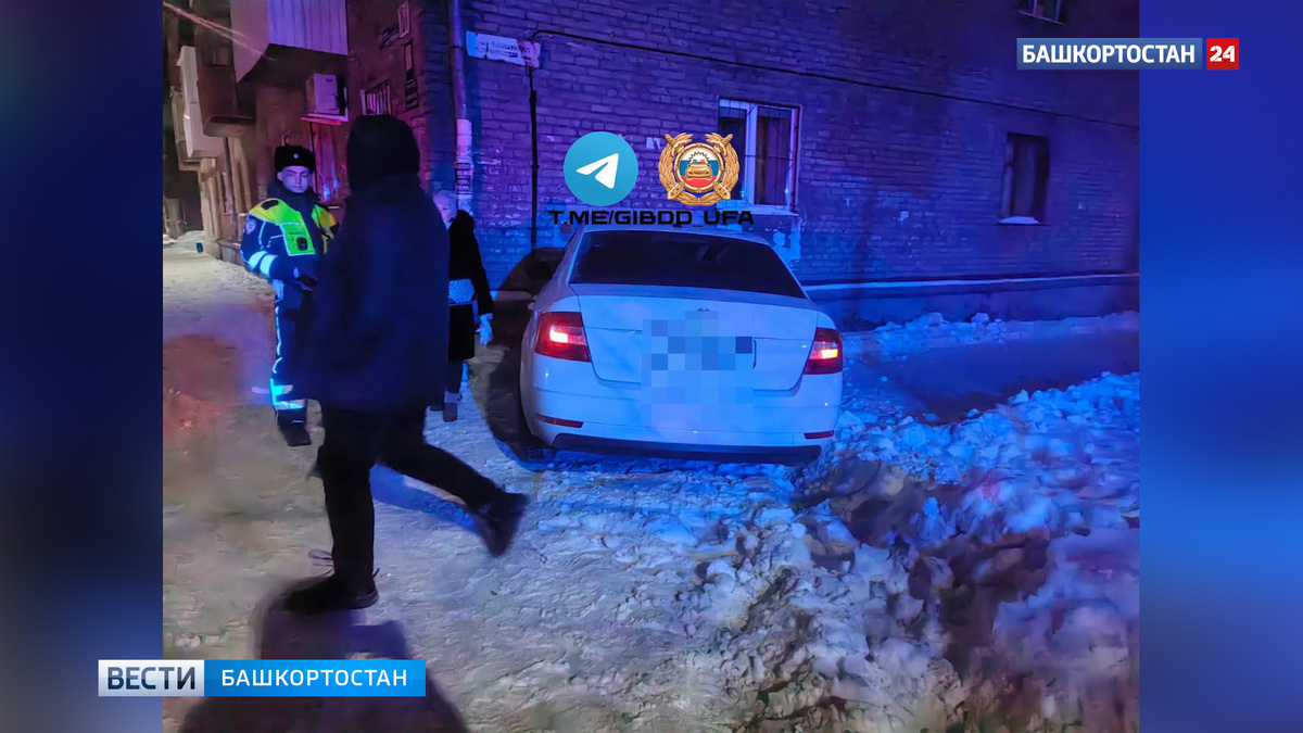   Пьяный водитель после аварии врезался в стену дома в Уфе