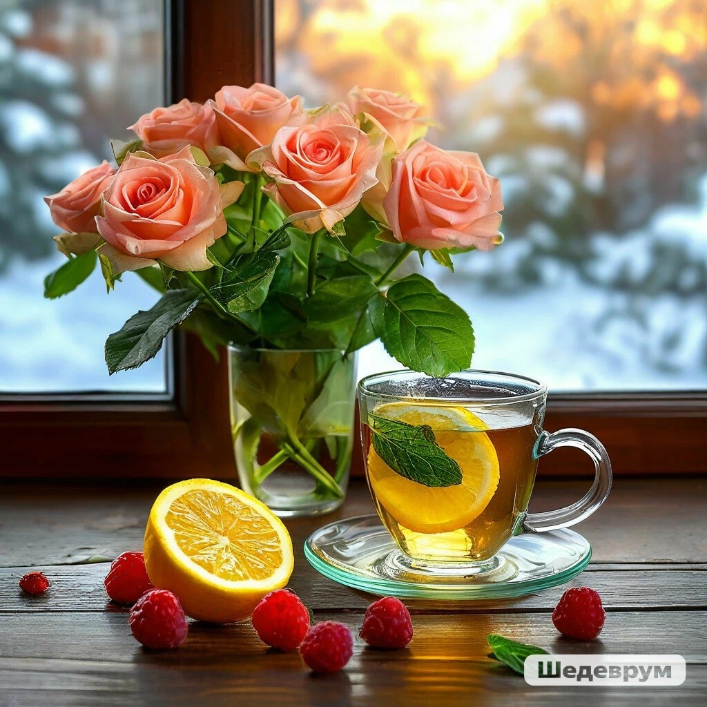 фото создано нейросетью., чудесное утро