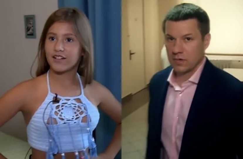 На фото: Полина Аксёнова и отец Максим Аксёнов 