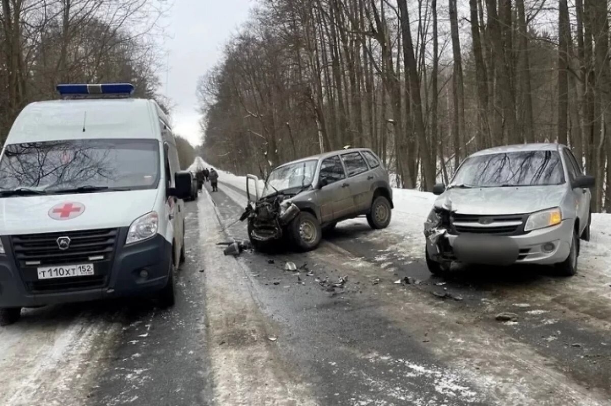    Пять человек пострадали в ДТП с тремя автомобилями в Сергачском районе