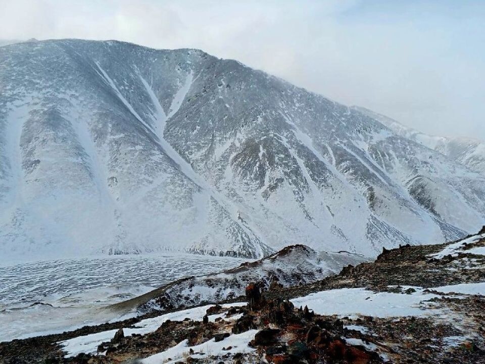    Хребет Сайлюгем в зимний период. Источник: Телеграм-канал Сайлюгемского нацпарка