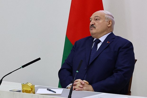    Александр Лукашенко на пресс-конференции после голосования на президентских выборах в Минске, 26 января 2025 года. Фото: Evgenia Novozhenina / Reuters