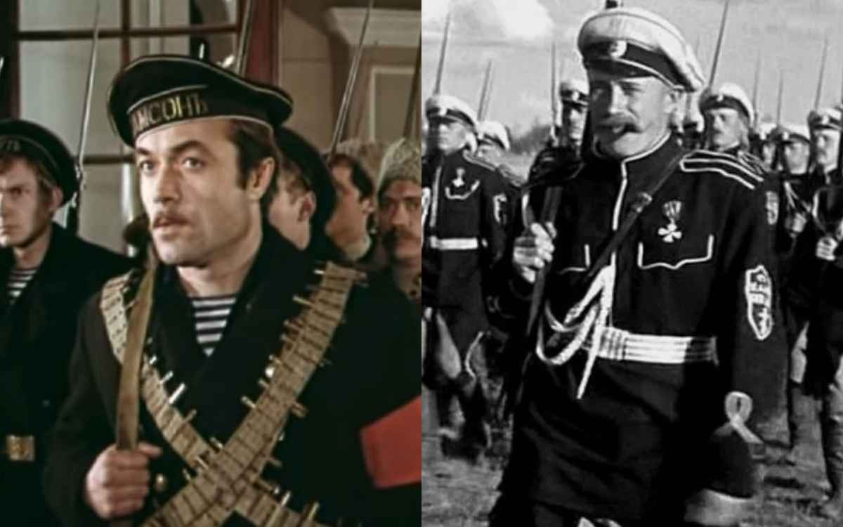 Хотя у красных, к примеру, одной из «элит» были курсанты, зачастую ходившие в старой царской форме, только с красными звездами. Если же мы посмотрим на фото реальных колчаковцев, то они далеки от тех, что шли в «психическую атаку» в картине «Чапаев». 