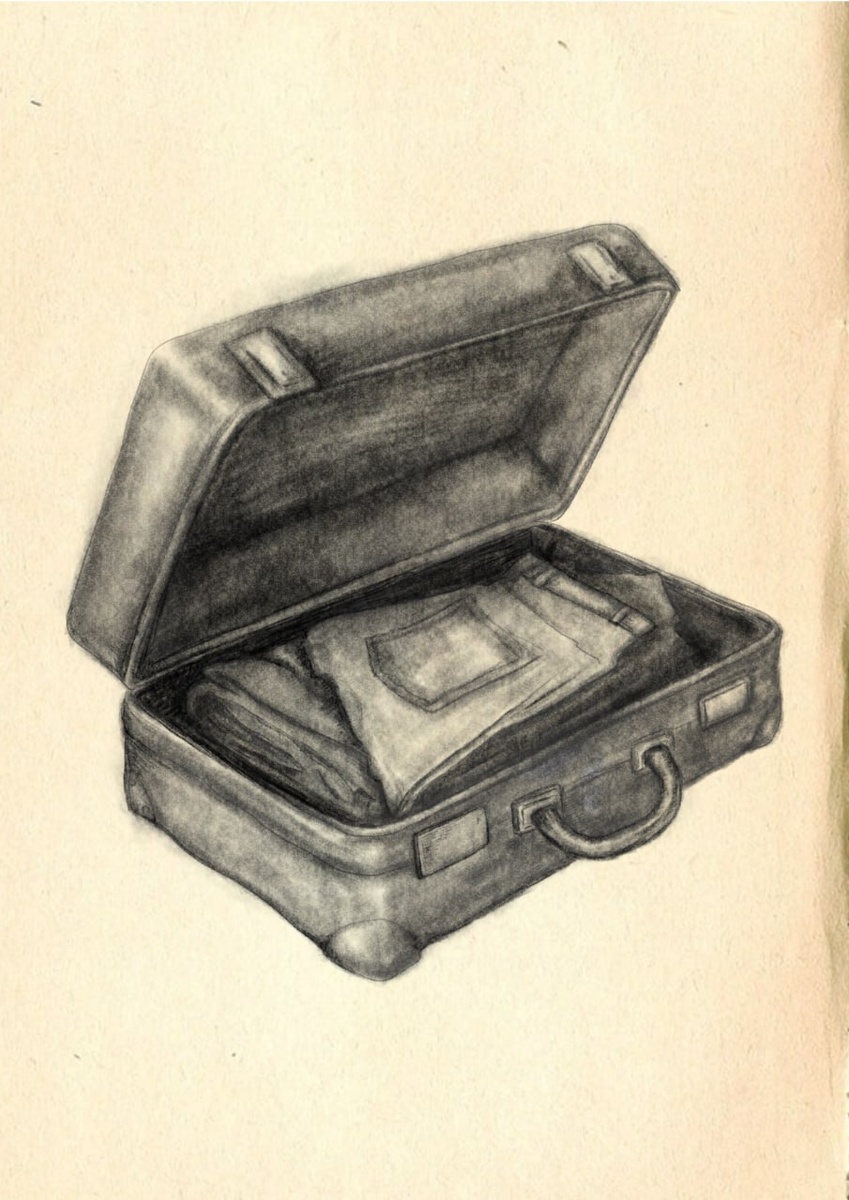 Скетч-иллюстрация к стихотворению «Правда в Кармане»