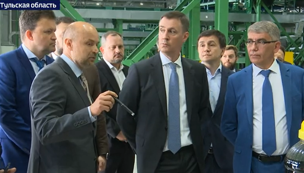 Д. Патрушев на открытии завода