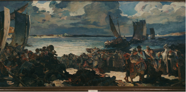 Художник Н.В. Овечкин. Вольница.