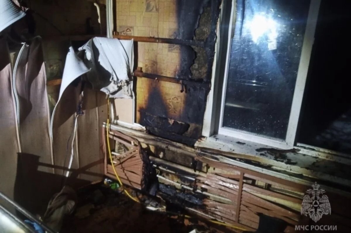    В Малосердобинском районе под Пензой на пожаре спасли трех детей