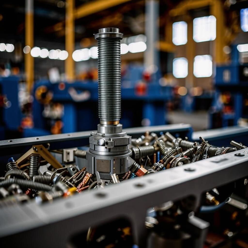 Крепеж в производственном станке