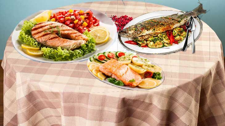 Блюда из морской рыбы.