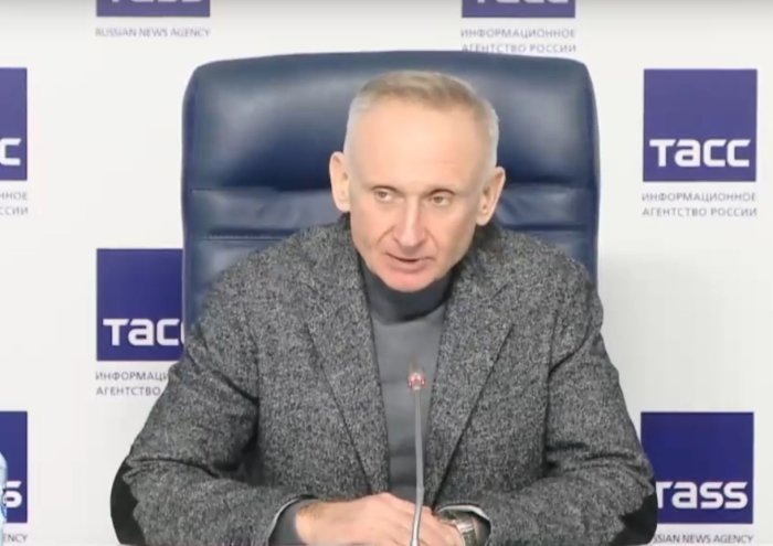 Кадр пресс-конференции ТАСС.