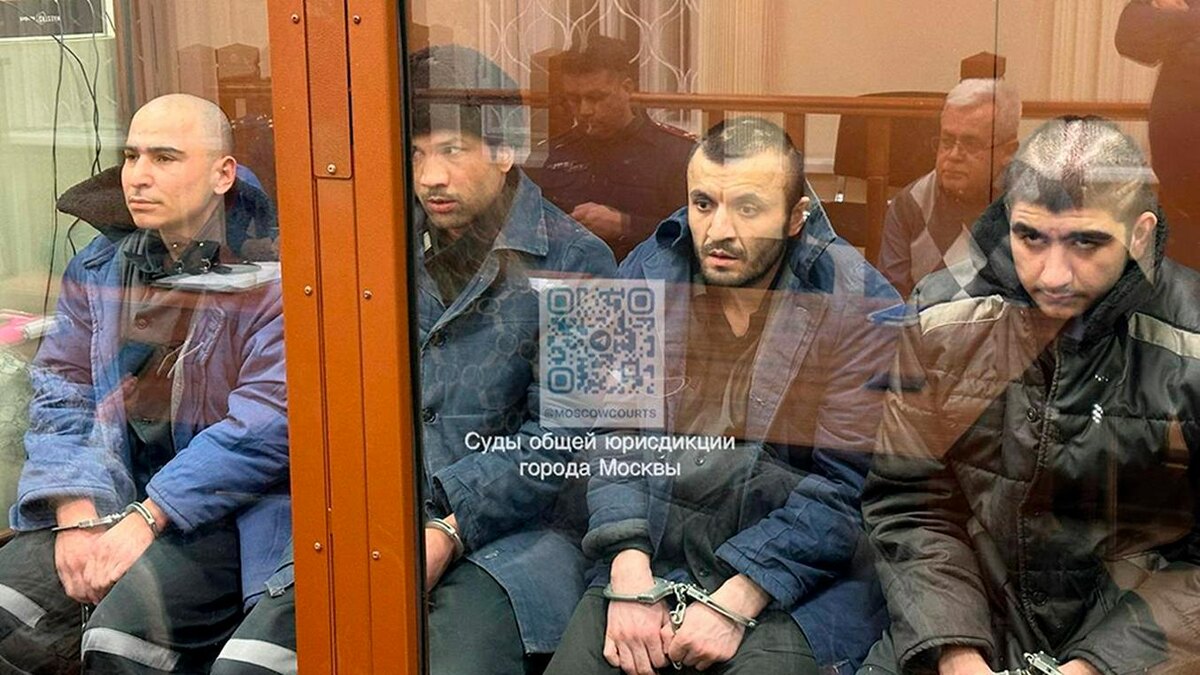 Фигуранты дела о теракте в "Крокусе". Фото пресс-службы судов общей юрисдикции Москвы