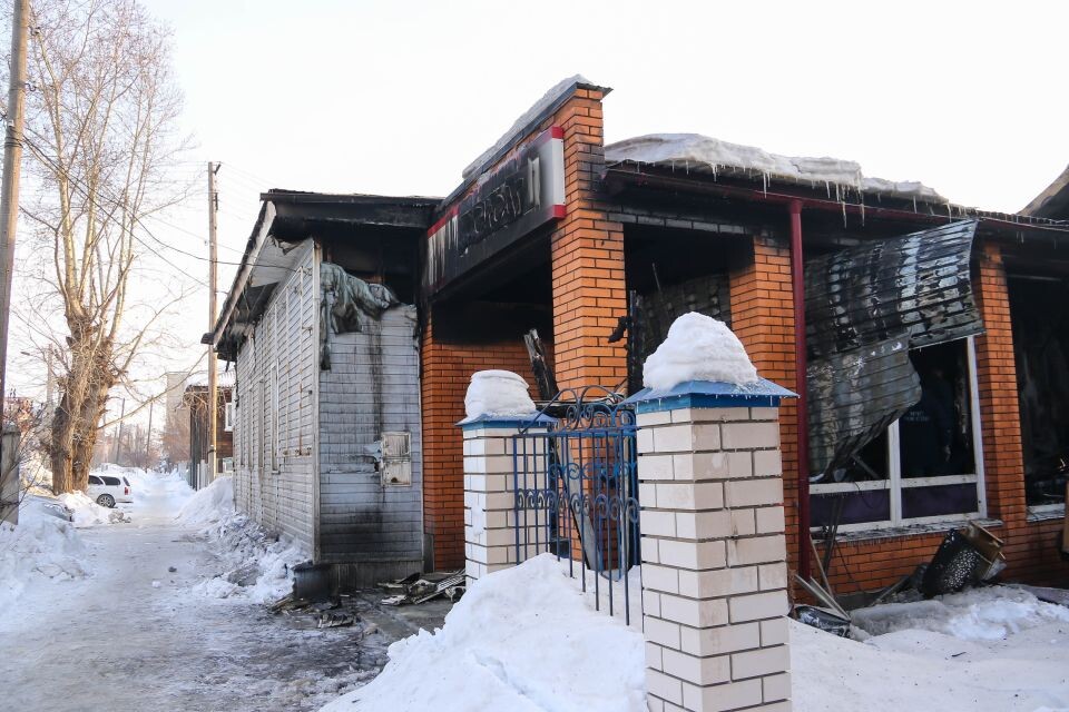    Последствия пожара в частном секторе на ул. Никитина. Источник: Виталий Барабаш/"Толк"