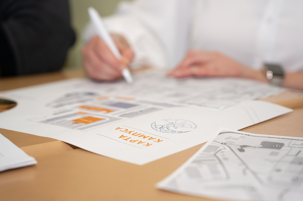 Карта кампуса университета (фото Александра Байдацкого)