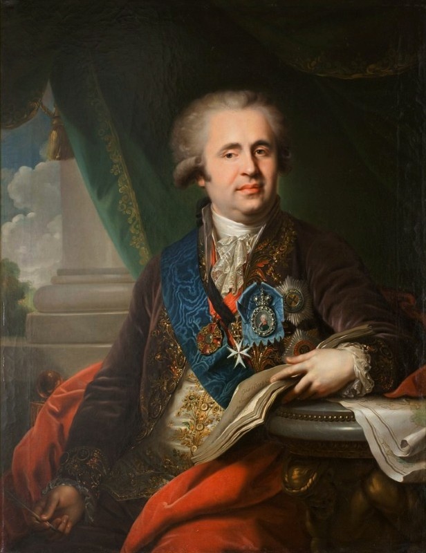 Неизвестный художник. Копия с портрета А. А. Безбородко работы И. Б. Лампи. 1795