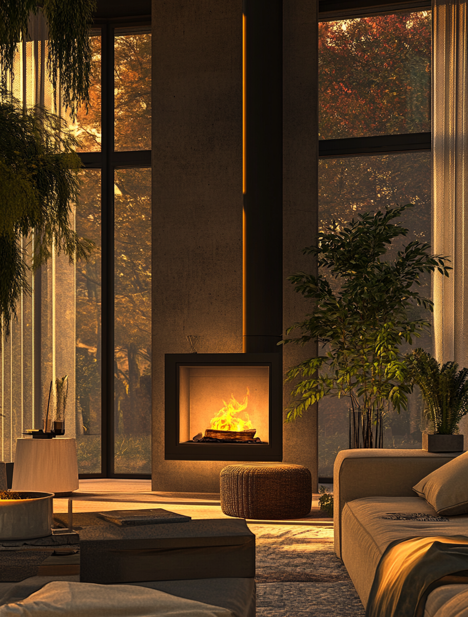    Встраиваемый биокамин: как создать уют и стиль в доме с экологичным элементом дизайна Kamin