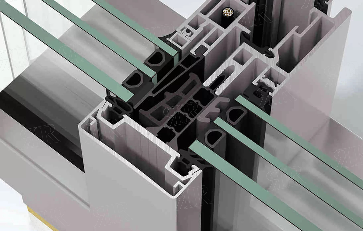 профиль фасадной системы Schuco FWS 60 CV