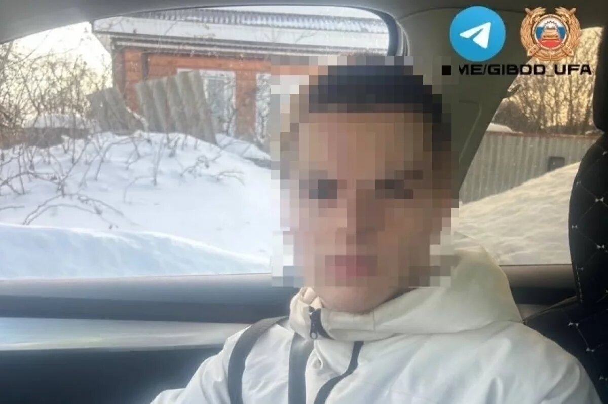    В Уфе задержали очередного подростка без прав на машине без номеров