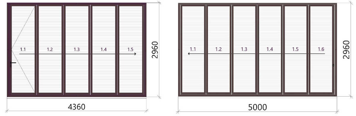 Реализованные проекты компании Ярмак - Волгоград, КП Владимирская слобода, остекление бильярдной и мангальной зоны в частном доме
