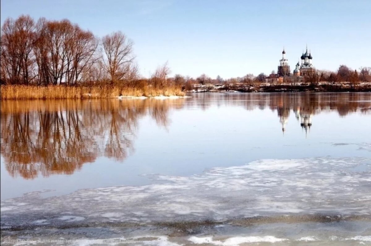    В Рязанской области закрыли мост из-за подъема воды в Оке