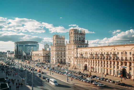    Минск, вид на Привокзальну площадь