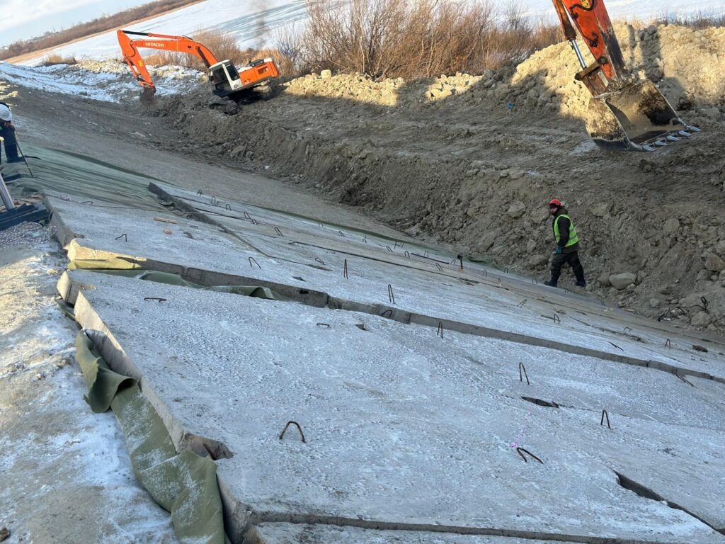 В мкрн Подгора Петропавловска реконструируют дамбу за 851 миллион тенге