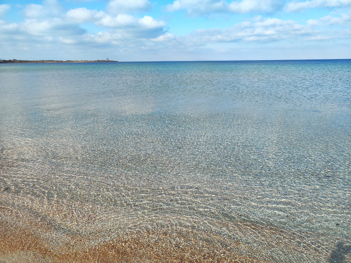 Море в посёлке Черноморское сейчас