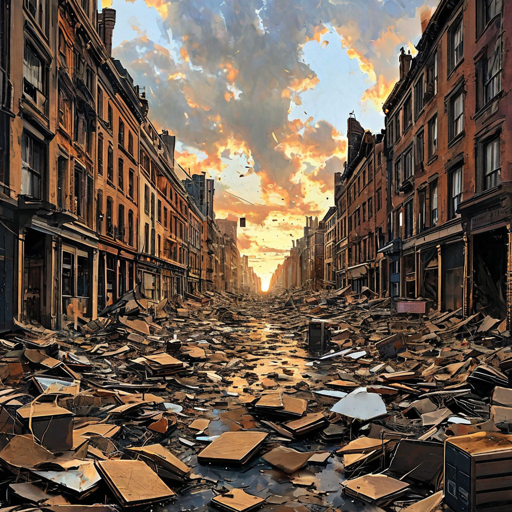 обрушение интернета по версии шедевриум