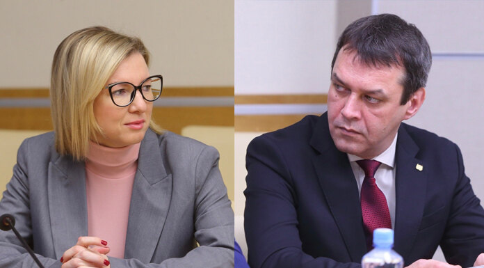    Анна Гомозова и Максим Филиппов. Фото: tomsk.gov.ru