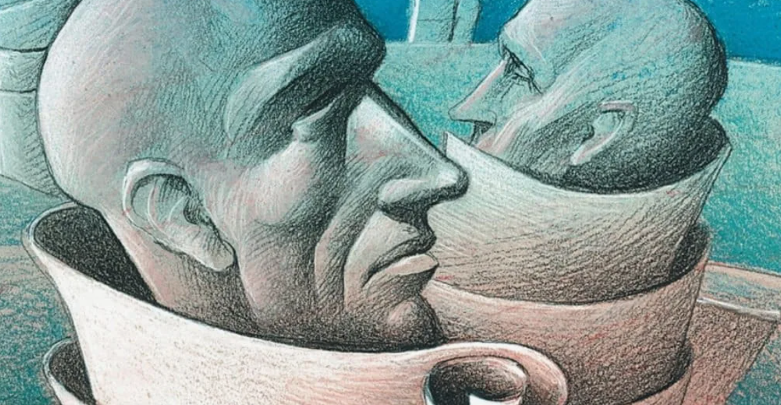 Иллюстрация С. Дергачева к роману «Мы»