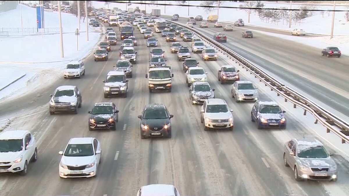    Пробки на улицах Уфы за три года сократились на 22%