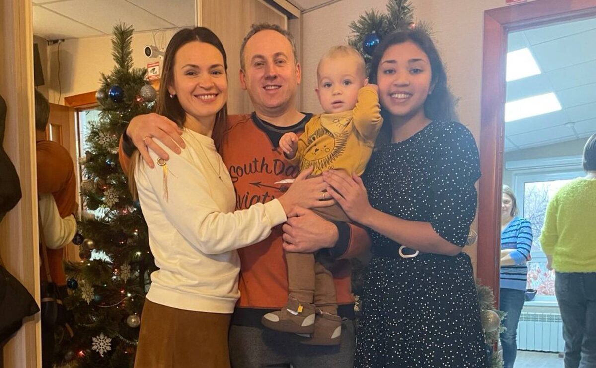 Наоми с родными в Рамони