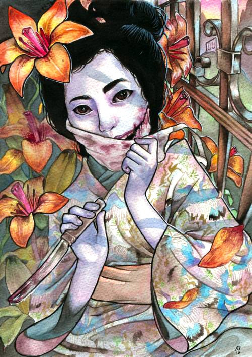 Опасайтесь призрака женщины с ножницами!