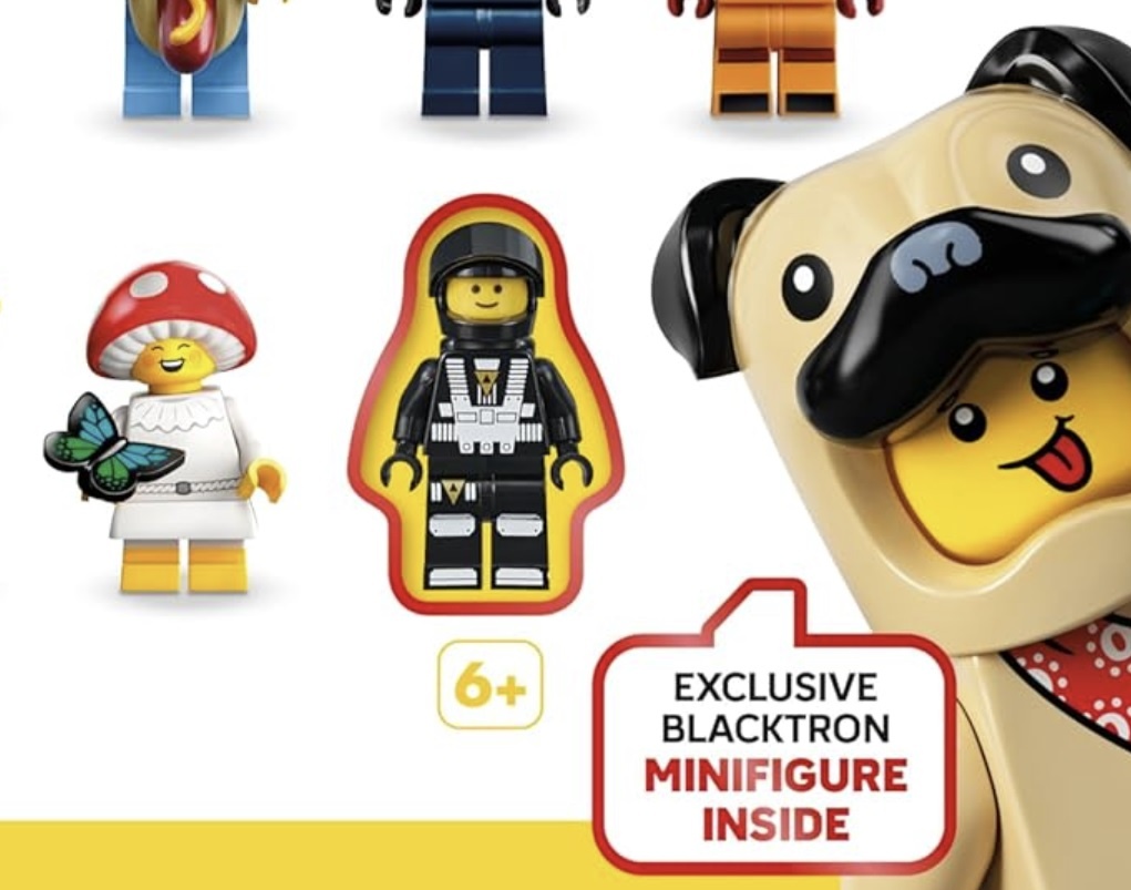 Эксклюзивная минифигурка Blacktron I