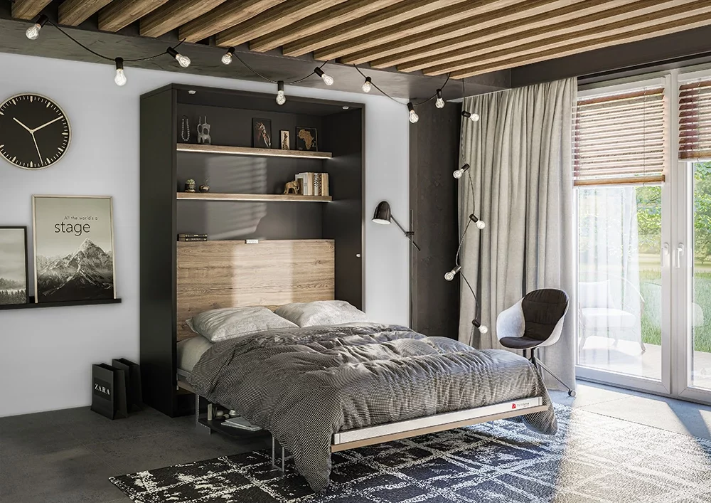 Вы тоже так сможете: оптимальное решение для стильного интерьера — шкаф-кровать-трансформер