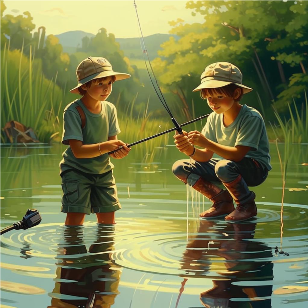 на таёжной речке Аламбай