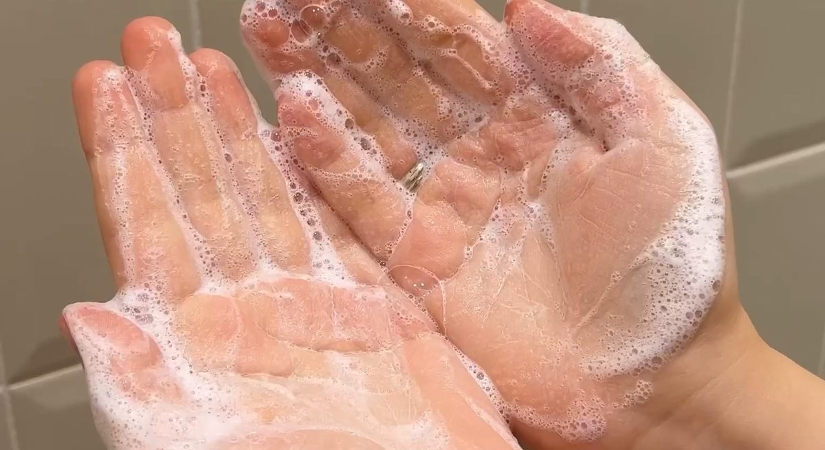 И вспениваю до такого количества пены