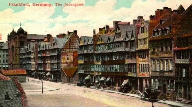 Франкфурт-на-Майне, Юденгассе, родовое гнездо Ротшильдов