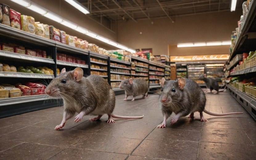    Магазин закрыли в Сарапуле из-за грызунов