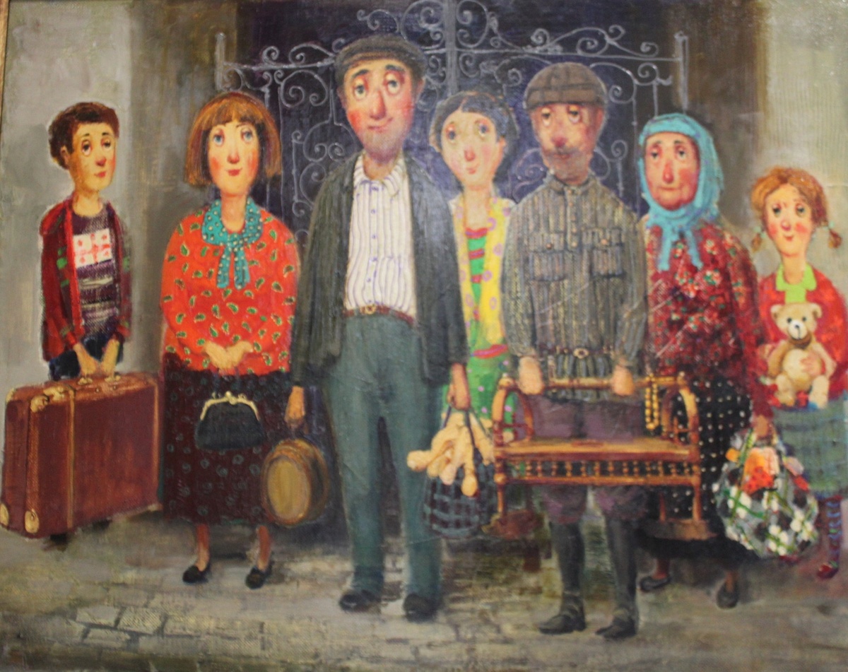 Картина Ладо Тевдорадзе. Источник https://friendingeo.squarespace.com/news/lado-tevdoradze1.