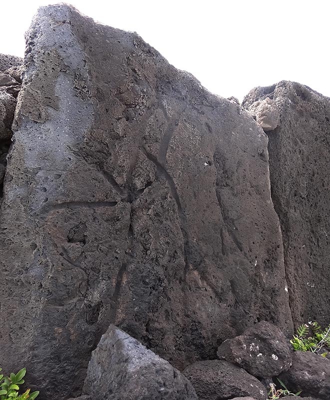 Один из «пластилиновых» камней