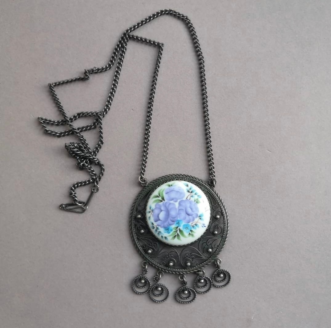 Колье Ростовская финифть