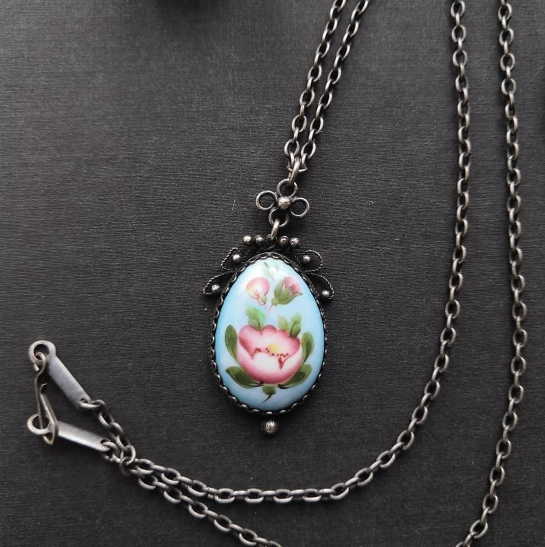 Подвеска Ростовская финифть