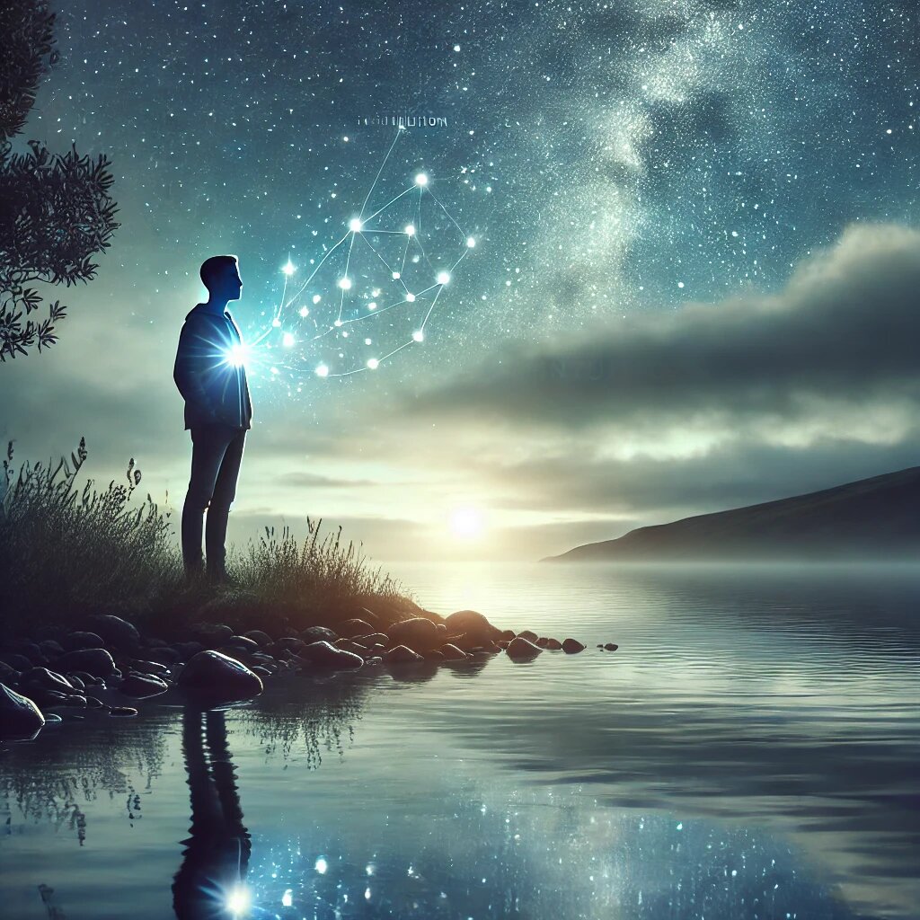 Интуиция — это звёздный компас твоей души. Замедлись, слушай себя и найди ответы внутри.