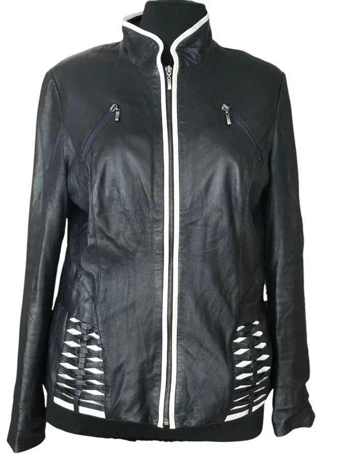 Пошив жилета из кожаной куртки. Ателье Ирины Берзиной.