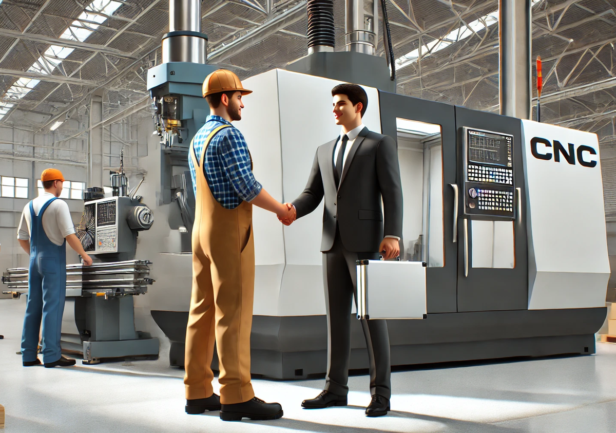 Счастливый обладатель станка с ЧПУ