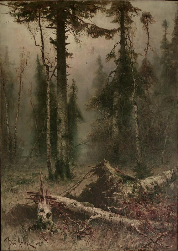 Юлий Клевер. Бурелом. 1901. Самарский областной художественный музей, Самара