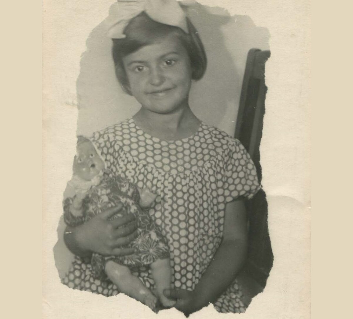 Ниночка Эльбек, 1945 год. Фото из семейного архива