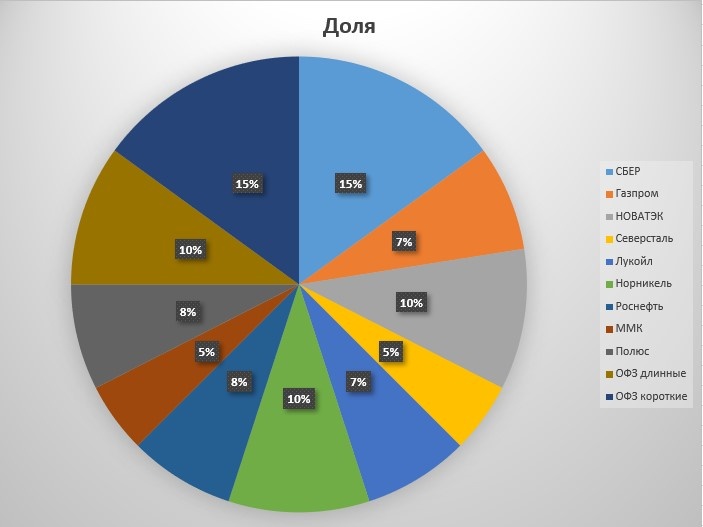 Структура портфеля 23-24 год