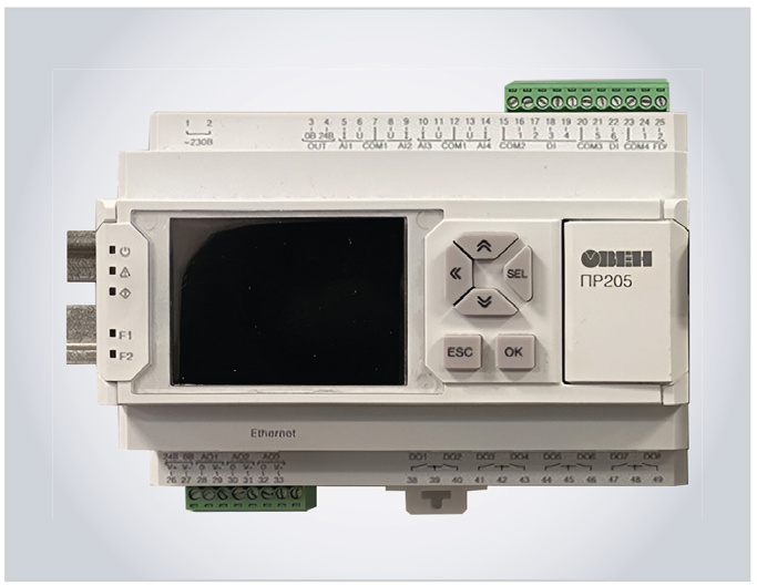 Рис. 1. Внешний вид программируемого реле ПР205
