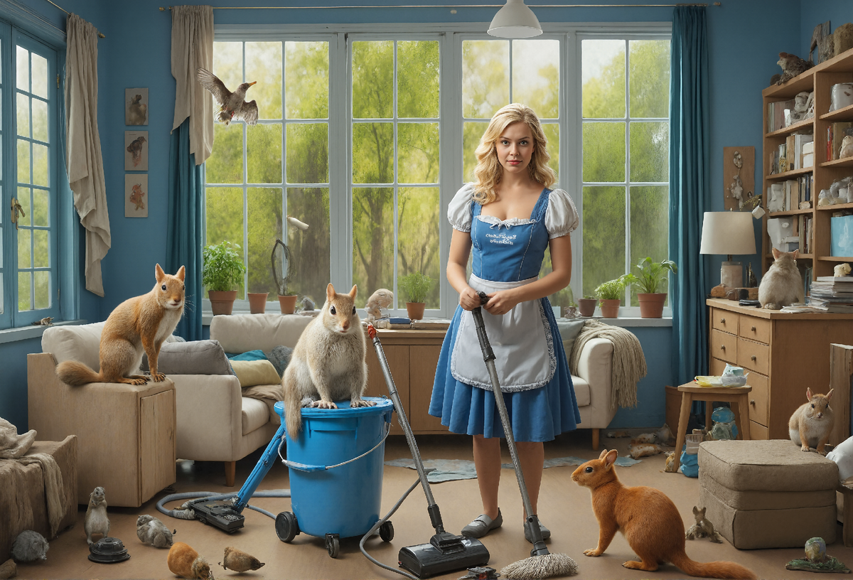 Золушка в клининговой компании: как мыши и птицы стали звездами YouTube! 